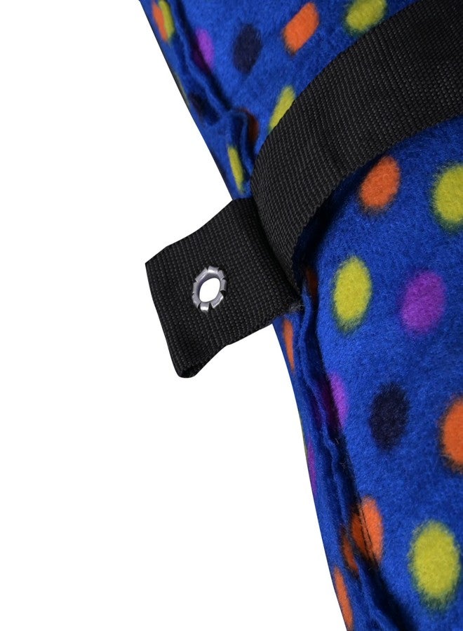 BOFFLE أرجوحة قطنية من بوفل للأطفال الرضع، قابلة للطي والغسل، من عمر سنة إلى 3 سنوات، مزودة بحزام أمان، مناسبة للمنزل والحديقة. أرجوحة للأطفال. مقاس المقعد والظهر 16 × 16 بوصة. - Image 4